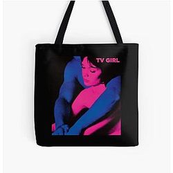 Lover Gifts Girl Retro Wave Over Print Tote Bag