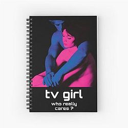 TV Girl Who Really Cares Not Allowed Notebook