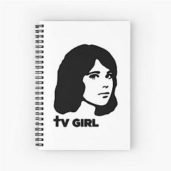 TV Girl Spiral Notebook