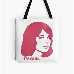 TV Girl Pink Dream Girl Logo All Over Print Tote Bag