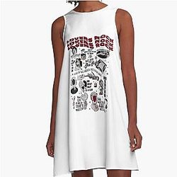 Tv Girl French Lovers Rock'A Line Dress