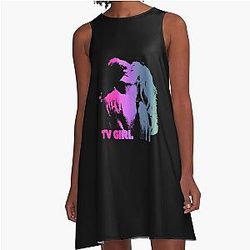 TV Girl Lovers Rock A-Line Dress