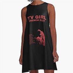 TV Girl - French Exit Music A-Line Dress