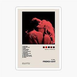 French Exit TV Girl Album Print Sticker