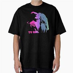 Tv Girl Lover Rock Oversized T-Shirt