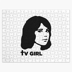 TV Girl Jigsaw Puzzle