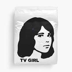 TV Girl Galaxy Dream Girl Duvet Cover