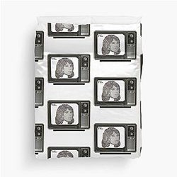 Tv Girl Duvet Cover