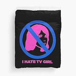 I Hate Girl Duvet Cover
