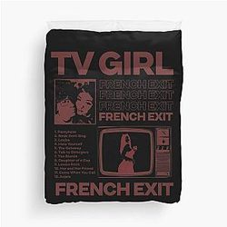 Tv Girl French's Exit Album For Rock Music Lovers Gift For Indie Fans Duvet Cover
