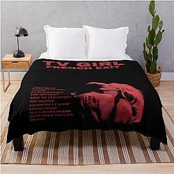 TV Girl French Exit Music Throw Blanket