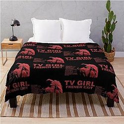 TV Girl French Exit Throw Blanket