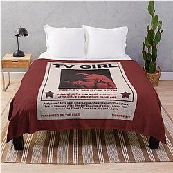 TV Girl French Exit Concert Throw Blanket