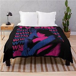 TV Girl Throw Blanket