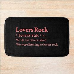 TV Girl Band Aesthetic Lovers Rock Lyrics Black Bath Mat