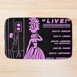 TV Girl to My Area Bath Mat