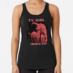 TV Girl French Exit Album Squares Racerback Tank