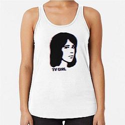 TV Girl 3D Anaglyph Dream Girl Logo Racerback Tank Top
