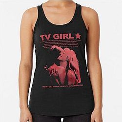 TV Girl French Exit Lover Rock 90s Racerback Tank Top