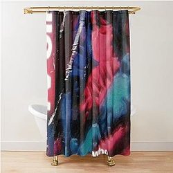 TV girl - who really needs a Shower Curtain