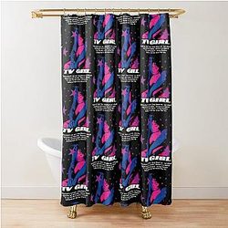 TV Girl Shower Curtain