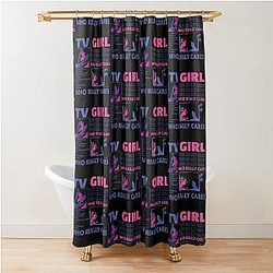 TV Girl Who Cares Album Shower Curtain