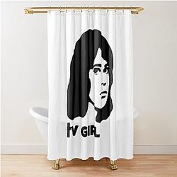 TV Girl Shower Curtain