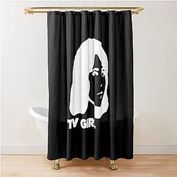 TV Girl Shower Curtain
