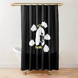 TV Girl Cloud Shower Curtain