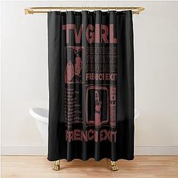 Tv Girl Album Frenchs For Rock Music Lovers, Gift For Indie Fans Shower Curtain