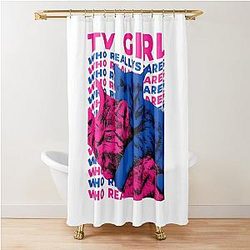 TV Girl Album French's Exit Who Really Cares For Fans Gift Lovers Shower Curtain