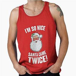 I'm So Nice Santa Came to a Tank Top
