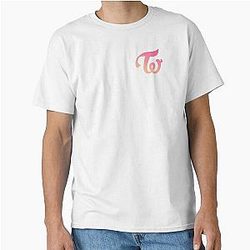 Twice Classic Apricot Neon Magenta T-Shirt