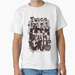 Kpop Girl Group Golden Collage Design K-music south korean Scrapbook Collage Cozy Y2K Vintage Classic T-Shirt