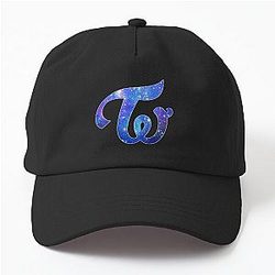 Twice Logo Blue Galaxy Dad Hat