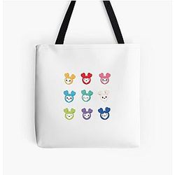 Twice Lovely All Over Print Tote Bag