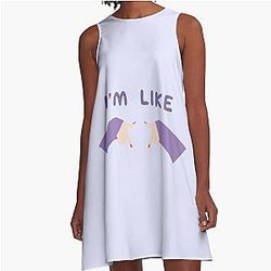 Twice - Cute Kpop Song Lyrics Typography A-Line Dress