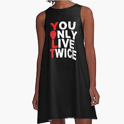 Red Hood You Live Twice A-Line Dress