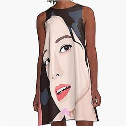 Dahyun Twice Digital Art A Line Dress