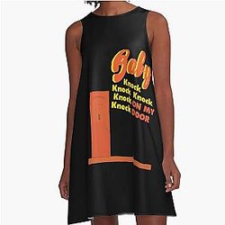 Twice Knock Knock Cute Kpop Song Lyrics Typography A Line Dress