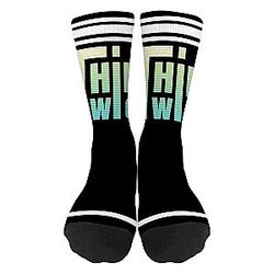 Think Twice Socks for Men Half Calf Colorful Fancy Crazy Design Socks Unisex Novelty Gifts for Son