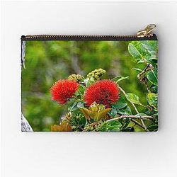 Lehua Zipper Pouch