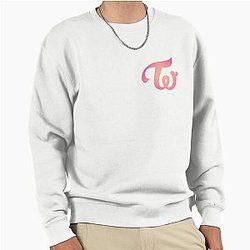 apricot neon magenta Pullover Sweatshirt