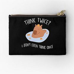 Capybara Mandarin Orange Zipper Pouch