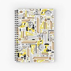 Measure Twice Cut Once Spiral Notebook