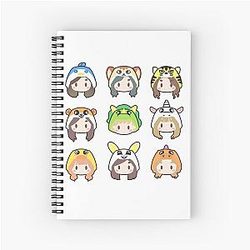TWICE Fanart Icons Spiral Notebook