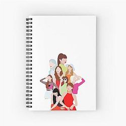 Twice Fancy Icon Spiral Notebook