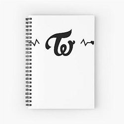 Twice, Heart Beat Spiral Notebook