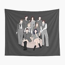 Twice Eyes Wide Open Tapestry