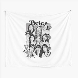 TWICE K-pop Girl group Korean girl group Black and White Digital Art Portrait